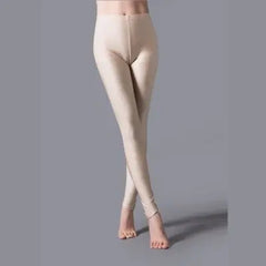 Women Shiny Pants Leggings Solid Color Fluorescent Spandex