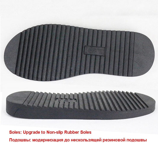 Classic Warm Winter Boots Non-slip Women Natural Fur Snow Boots