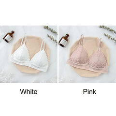 Women Lace Bra No Steel Ring Beauty Back Wrapped Chest Comfortable