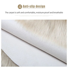 Soft Plush Sheepskin Carpets For Display Dressing Table Home Decor Fur Rugs