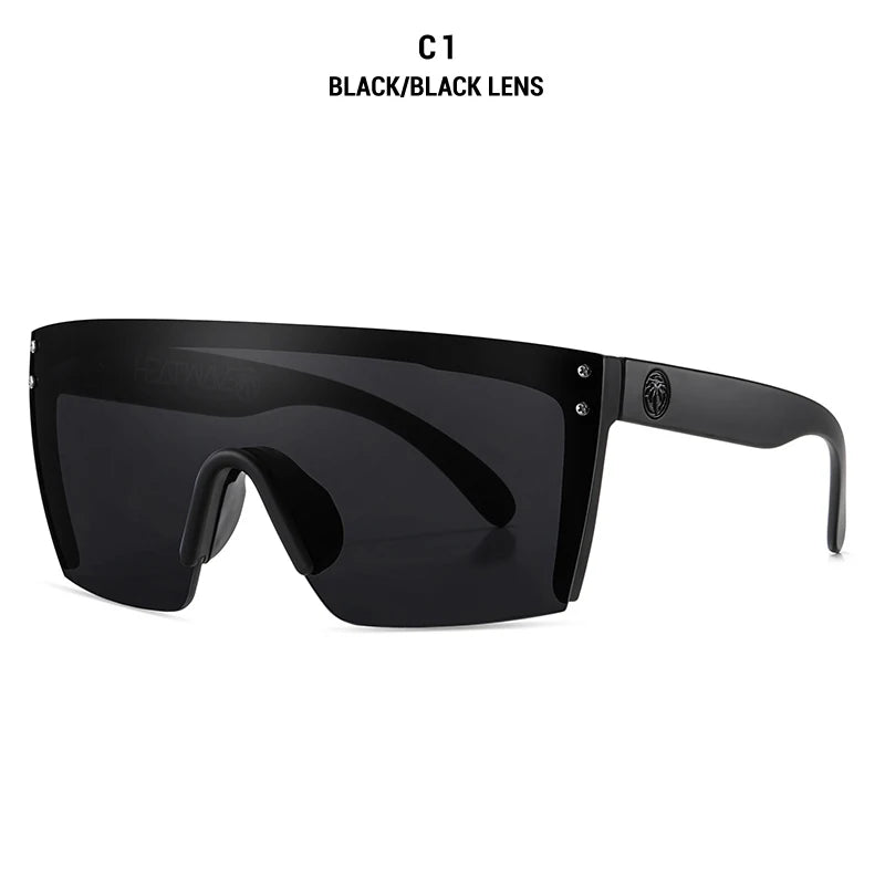Sunglasses square Conjoined lens Women men Gradient lens sun glasses