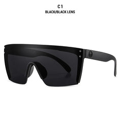 Sunglasses square Conjoined lens Women men Gradient lens sun glasses