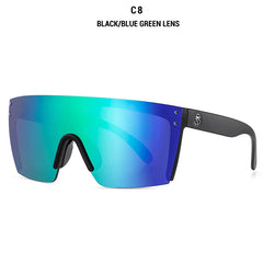 Sunglasses square Conjoined lens Women men Gradient lens sun glasses