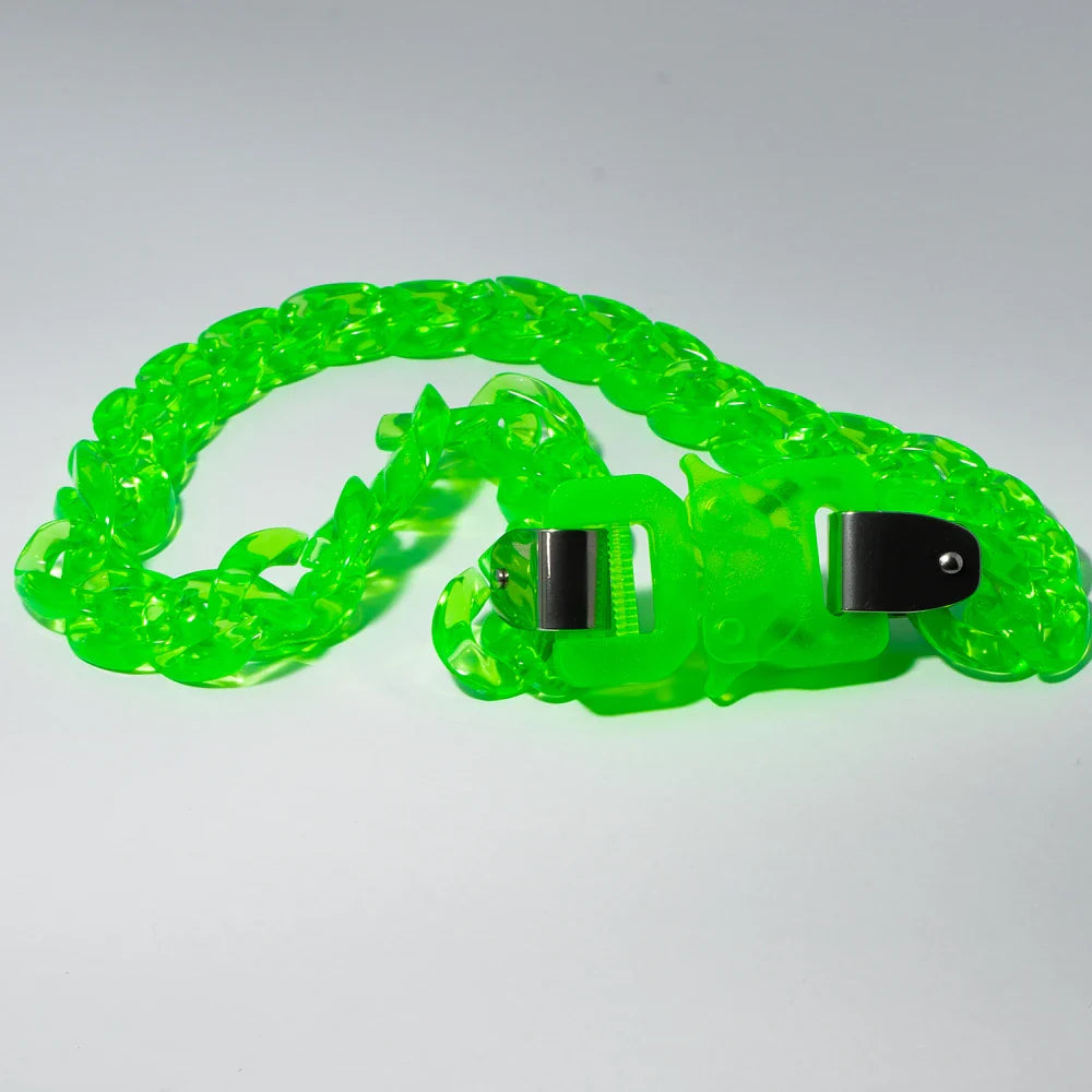 EDY 21SS Hip Hop Punk PVC Letter Logo Buckle Bracelet For Men Women Girls Jewelry