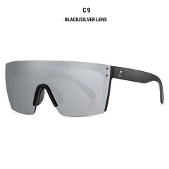 Sunglasses square Conjoined lens Women men Gradient lens sun glasses