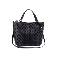 Luminous reflective Bag Geometric Tote Folding Shoulder Bags for women