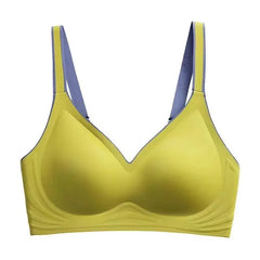 plus size women's underwear seamless no steel ring bra push-ups comfortable