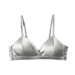 Women Wire Free Silk Bras Natural Silk Lining 3/4 Cups Everyday wear Bra