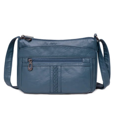 Fashion All-match Solid Color Messenger Bag High Capacity Womens Shoulder Bags