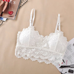 Wireless Bra For Women Padded Push Up Bralette Female Brassiere Soft Backless