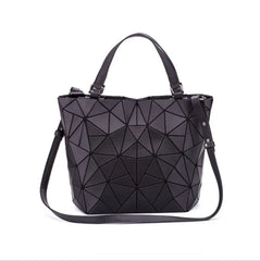 Luminous reflective Bag Geometric Tote Folding Shoulder Bags for women