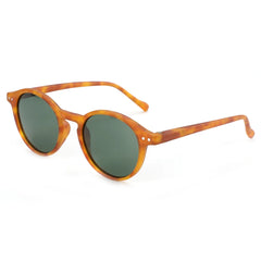Sunglasses for Men: Vintage Retro Polarized Circle Sun Glasses