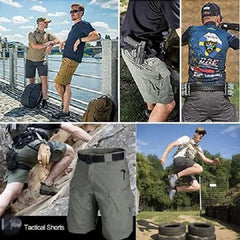 Shorts Men Urban Military Waterproof Cargo Tactical Shorts Male Outdoor Camo