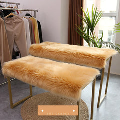 Soft Plush Sheepskin Carpets For Display Dressing Table Home Decor Fur Rugs