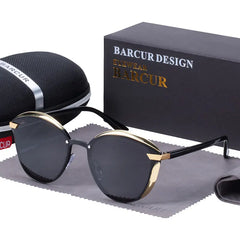 Fashion Polarized Women Sunglasses Round Sun Glass