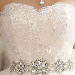 White Bridesmaid Dresses: Plus size Sequins Red White Wedding Dresses Bride