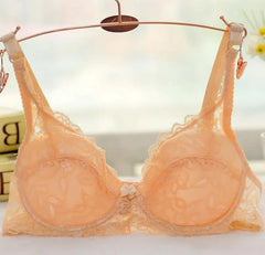 Women Push Up Bra Underwire Full Lace Brassiere Underwear Bras Bralette