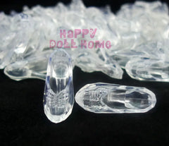 Pairs Imitation Fairy Tale Crystal Shoes Fashion Princess Doll Shoes High Heels Sandals