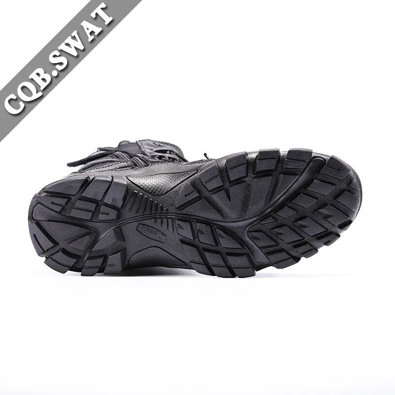 Breathable Tactical Boot Men Black Military Shoes Black Combat Army Boots for Men