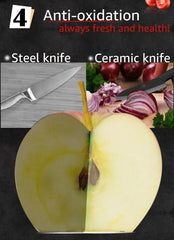 Ceramic Knife Kitchen Knives Set 3 4 5 6inch Chef Knife Utility Slicing Cutter Fruit