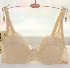 Women Push Up Bra Underwire Full Lace Brassiere Underwear Bras Bralette