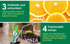 Ceramic Knife Set for Kitchen Professional Ceramic Knife 3 4 5 6 Inch Fruit Rust Proof