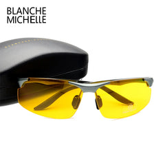 Men Sunglasses Polarized Sports Driving Night Vision Goggles Sunglass