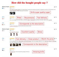 5"Inch Utility Knife Profesional Japanese Damascus Steel Kitchen Knife