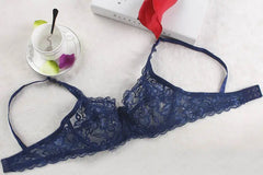 Women Push Up Bra Underwire Full Lace Brassiere Underwear Bras Bralette