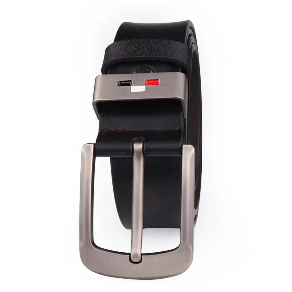 COOLERFIRE New Men Genuine Leather Belts High Quality Vintage Style Male Strap Classic Jeans Leather Belts For Men 051