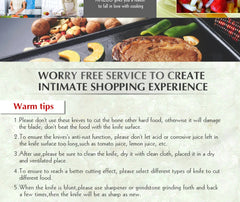 5" Utility Knife Stainless Steel Kitchen Knife Best Paring Fruit Multi-purpose