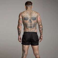 Red Running Sport Shorts Men Quick Dry Fitness Short Pants Bodybuilding