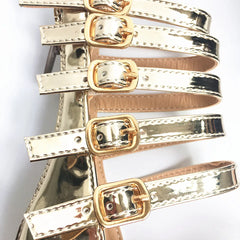 Fashion Girls Roman sandals Handmade Baby sandals Kids shoes