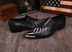 Dress Shoes Men Oxford Patent Leather Men's Dress Shoes Business Shoes