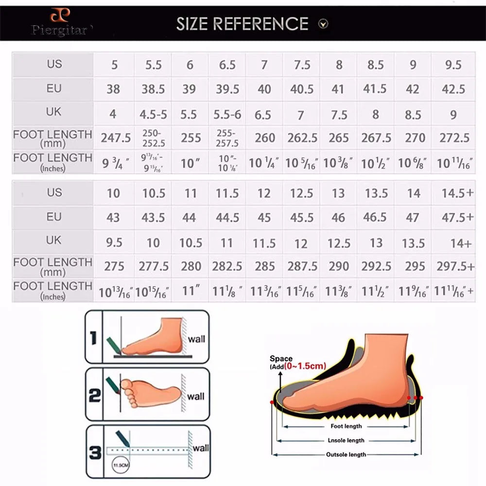 Piergitar Patent Leather Stitching Velvet Men Derby Shoes