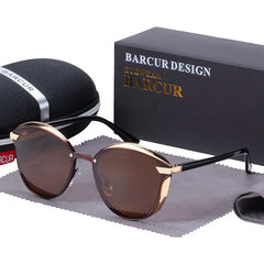 Fashion Polarized Women Sunglasses Round Sun Glass