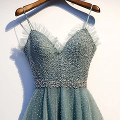 Homecoming Dresses: Evening Dress Robe De Soiree Tulle With Applique beading