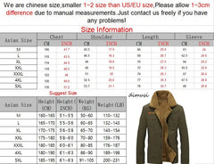 Winter Jacket Mens Military Fleece Warm Coats Male Fur Collar Army Tactical