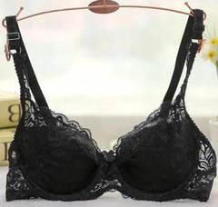 Women Push Up Bra Underwire Full Lace Brassiere Underwear Bras Bralette