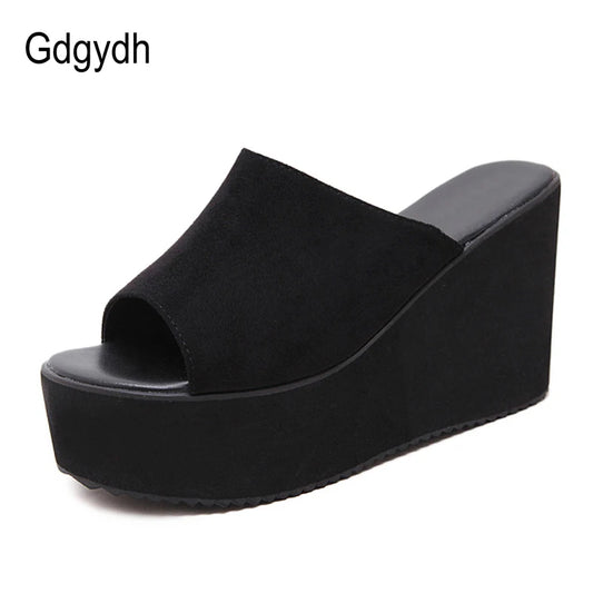 Summer Slip On Women Wedges Sandals Platform High Heels Fashion
