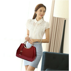 Women Bag Women Handbags Patent Leather Ladies Cross Body