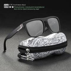 Sunglasses For Men and Women UV-Block Night Driving Glasses Photochromic