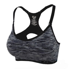 Women Sports Yoga Bra breathable quick dry Top Shockproof Cross Back Push Up