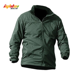 Summer Waterproof Quick Dry Tactical Skin Jacket Men Lightweight Sunscreen Breathable