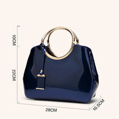 Women Bag Women Handbags Patent Leather Ladies Cross Body