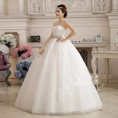 White Bridesmaid Dresses: Plus size Sequins Red White Wedding Dresses Bride