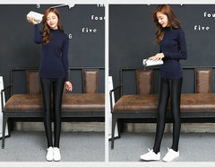women spring autumn large size leggings lady summer knee length short pants casual