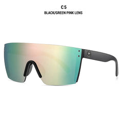 Sunglasses square Conjoined lens Women men Gradient lens sun glasses
