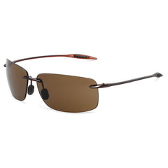 Sunglasses for Men: Orange Male Driving Rectangle Ultralight Frame Sunglasses