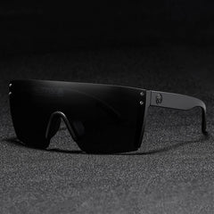 Sunglasses square Conjoined lens Women men Gradient lens sun glasses